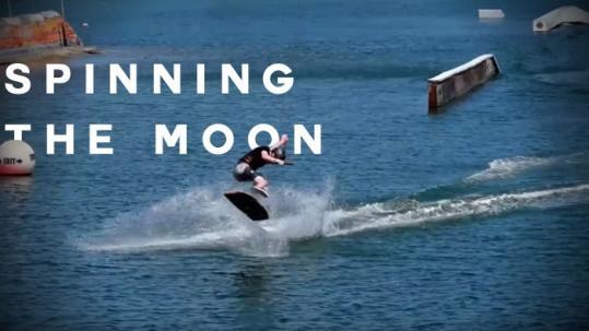 SPINNING THE MOON , James Harrington Wakeskate Trip