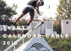 Calendar Events Wakeboard Cable 2016