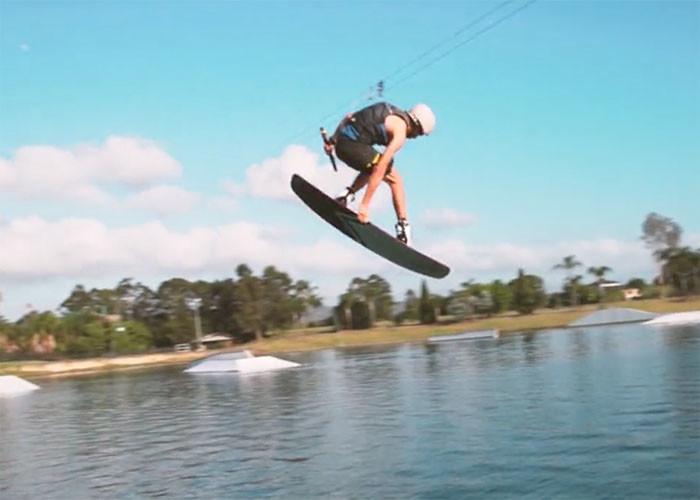 Busty Dunn at Cables Wake Park, Penrith