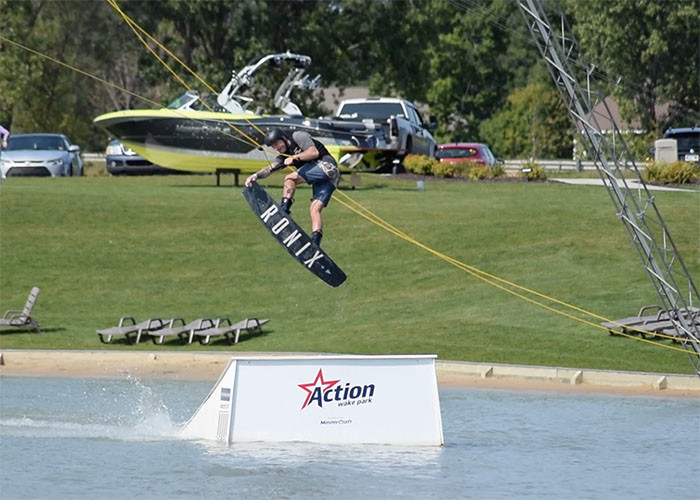 Derek Huntoon at Action Wake Park